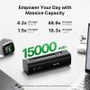 imageAutel Power Bank LiFePO4 Battery 15000mAh Portable Charger TopNotch Safety PD 30 Fast Charging Compatible with iPhone 161514 Series AirPods Apple Watch Samsung etc FlightApproved