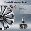 imageAutel TPMS Sensor MXSensor 315MHz433MHz 2in1 TPS218 Tire Sensor Tire Pressure Monitoring System Sensor Program Universal Replace 98 of OE Sensor SAE Standard J1205J120 Metal Valve Stem 4packMetal Valve Stem