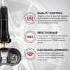 imageAutel TPMS Sensor MXSensor 315MHz433MHz 2in1 TPS218 Tire Sensor Tire Pressure Monitoring System Sensor Program Universal Replace 98 of OE Sensor SAE Standard J1205J120 Metal Valve Stem 4packRubber Valve Stem