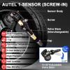 imageAutel TPMS Sensors 4 Pack MXSensors 315433 mhz Dual Frequency Universal TPMS Sensor Replacement for 99 Vehicles Programmable by Autel TPMS Tool Rubber Valve4
