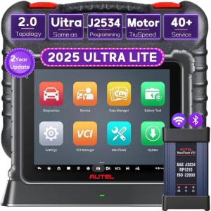 imageAutel MaxiSys Ultra Lite 2025 Top Autel Scanner 2 Year Free Update MaxiFlash VCI ECU CodingProgramming Cloud Service Topology Mapping 40 Services Advanced MS906 PRO MS908S PRO MS909 MS919