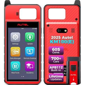 imageAutel Scanner MaxiIM KM100E Programming Tool 2025 Same as KM100 KM100X Programmer OBD Learn for 99 Vehicle Lite Ver of IM508S IM608 PRO 2 Auto VIN Scan Tool APB112 Builtin Lifetime Updates