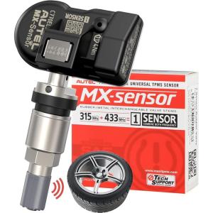 imageAutel TPMS Sensor 1Sensor MXSensor 315MHz  433MHz Metal Valve Programmable Universal Specially Built for OEM Sensors Replacement Work with Autel TPMS Tool TS408S TS501 PRO TS508WIFI MK808STS
