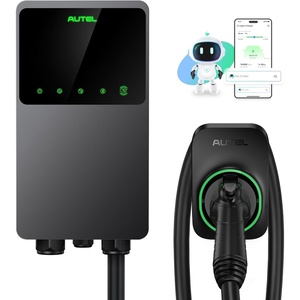 image:imageAutel Level 2 EV Charger up to 50Amp 240V IndoorOutdoor Car Charging Station with J1772 Connector WiFi and Bluetooth Enabled EVSE Hardwired25Foot Cable with Separate Holster Dark GrayDark Gary