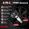 image:imageAutel TPMS Sensors Tire Pressure Sensor Set of 40 Metal Sensors Programmable Sensors 2 in 1 315MHz433MHz Pressin Programmable by TS408 TS508 TS508WF TS608 MS906PROTS