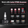 image:imageAutel TPMS Sensors Tire Pressure Sensor Set of 40 Metal Sensors Programmable Sensors 2 in 1 315MHz433MHz Pressin Programmable by TS408 TS508 TS508WF TS608 MS906PROTS