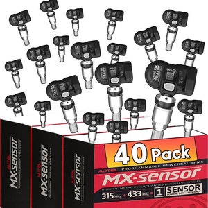 image:imageAutel TPMS Sensors Tire Pressure Sensor Set of 40 Metal Sensors Programmable Sensors 2 in 1 315MHz433MHz Pressin Programmable by TS408 TS508 TS508WF TS608 MS906PROTS