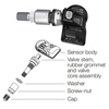 image:imageAutel TPMS Sensors 40pcs MX Sensors 2 in 1315MHz  433MHz Pressin OELevel Tire Pressure Sensors Programmed by TPMS Programming Tool TS408S TS508WF TS601 TS900 ITS600 MS906TSMetal Valves