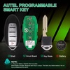 image:imageAutel Universal Key Fob for Nissan IKEYNS5TPR Work with KM100IM508IM608 Programmable Smart Key OE Quality Blank Key Replacement Key CreationClone Chip ReadWrite 315M415M 5 Buttons