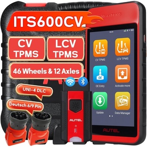 image:imageAutel MaxiTPMS ITS600CV Commercial Vehicle TPMS Tool for Trucks Trailers Buses ActivateReadProgram CVSA01 Sensors Bluetooth VCI BendixWABCO Support Includes 69Pin UNI4 DLC Adapters