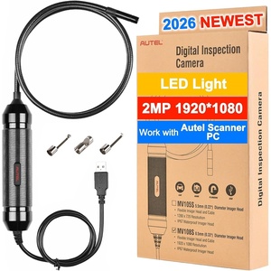 image:imageAutel MaxiVIDEO MV108S Digital Inspection Camera  2MP 1080P Up of MV108MV105S IP67 Waterproof Industrial Endoscope 8 LED Lights HookMirrorMagnet Included Work wPC amp Autel Scanners