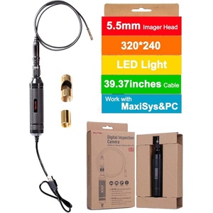 image:imageAutel MaxiVideo MV105 Inspection Endoscope  55mm UltraSlim Probe IP67 Waterproof Works wAutel Scanner MK808SMS906MK906BTMS908MS909MS919EliteUltra amp PC LED Light