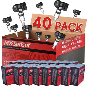 image:imageAutel TPMS Sensors 40pcs MX Sensors 2 in 1315MHz  433MHz Pressin OELevel Tire Pressure Sensors Programmed by TPMS Programming Tool TS408S TS508WF TS601 TS900 ITS600 MS906TSMetal Valves