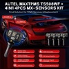 image:imageAutel MaxiTPMS TS508WF TPMS Programming Tool w120 4PCS Autel TPMS Sensors 2026 WiFi Ver of TS408S TS501 TS508 TS601 RelearnActivateDiagnosis All Sensor ReadClear DTCs Lifetime Update