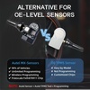 image:imageAutel TPMS Sensors MX Sensor 315MHz  433MHz MaxiTPMS Tire Pressure Sensor  Universal Pressin TPMS Sensor Programmed by TS408 TS501 TS508WF TS900 ITS600 MP900TS MS906 PROTS Rubber Valve 8 Packs