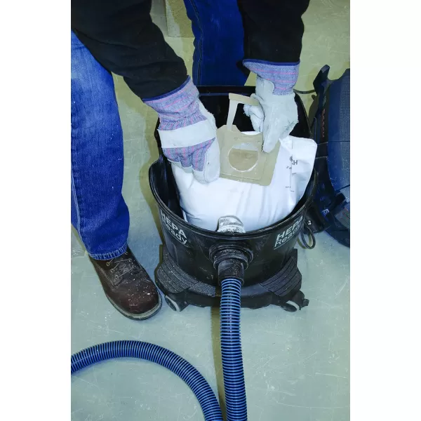 BOSCH 9 Gallon Dust Extractor with Auto Filter Clean and HEPA Filter VAC090AH VAC011 Vacuum Cleaner Wand Kit, Black