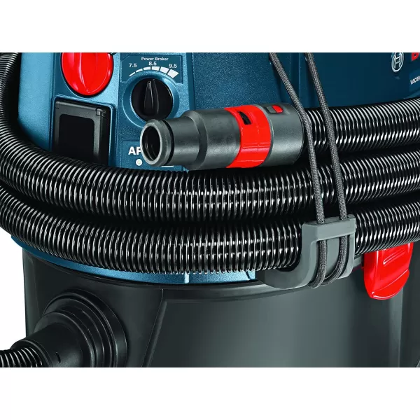 BOSCH 9 Gallon Dust Extractor with Auto Filter Clean and HEPA Filter VAC090AH VAC011 Vacuum Cleaner Wand Kit, Black