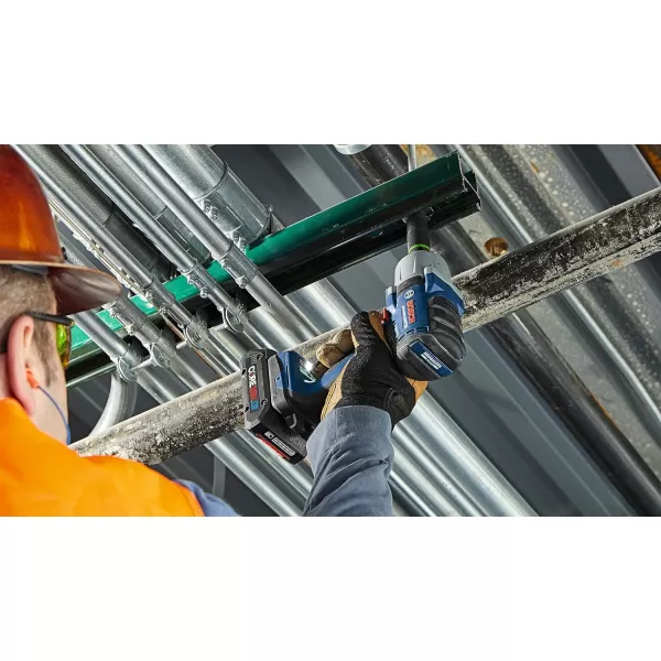 BOSCH GDS18V-330CN 18V Brushless Connected-Ready 1/2 In. Mid-Torque Impact Wrench with Friction Ring and Thru-Hole  18V 4 Ah Batteries)