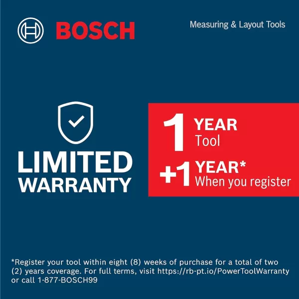 BOSCH GLL50-20GL 65ft Green-Beam Cross-Line Laser with VisiMax Technology, Rechargable Lithium-Ion Battery, Self-Leveling, with Magnetic Mount