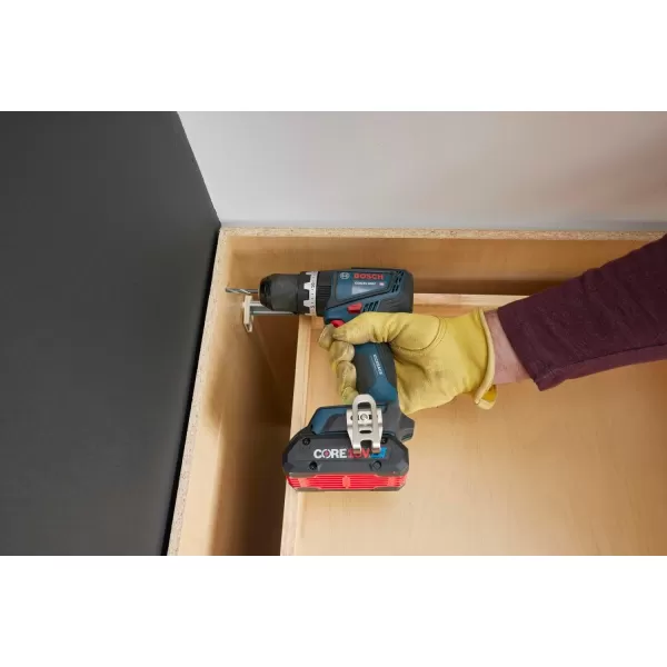 BOSCH GSB18V-800CB24 1/2 In. Brushless Connected-Ready Hammer Drill/Driver Kit with  CORE18V® 4 Ah Advanced Power Battery 18V 4 Ah Batteries)