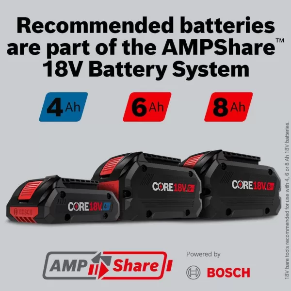 BOSCH GSB18V-800CB24 1/2 In. Brushless Connected-Ready Hammer Drill/Driver Kit with  CORE18V® 4 Ah Advanced Power Battery