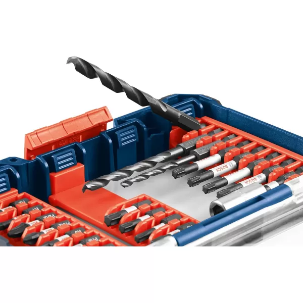 BOSCH SDMS48 48-Piece Assorted Impact Tough Screwdriving Custom Case System Set for Screwdriving Applications