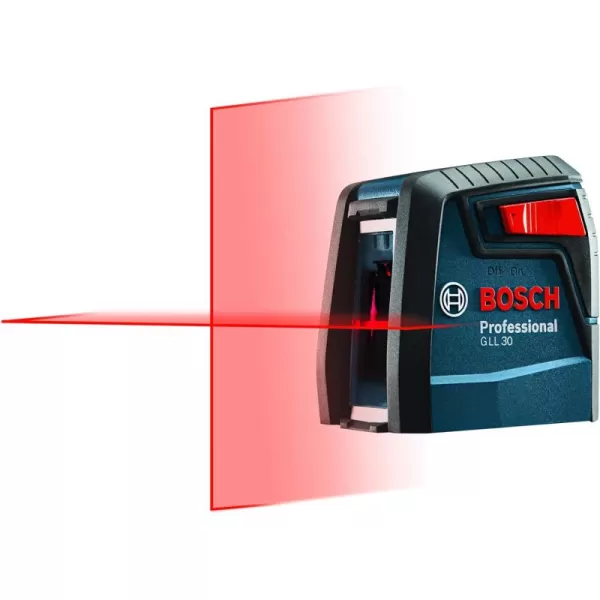 BOSCH GLL50-20 Cross Line Laser, Self Leveling, 50ft Range and Magnetic Laser Mount
