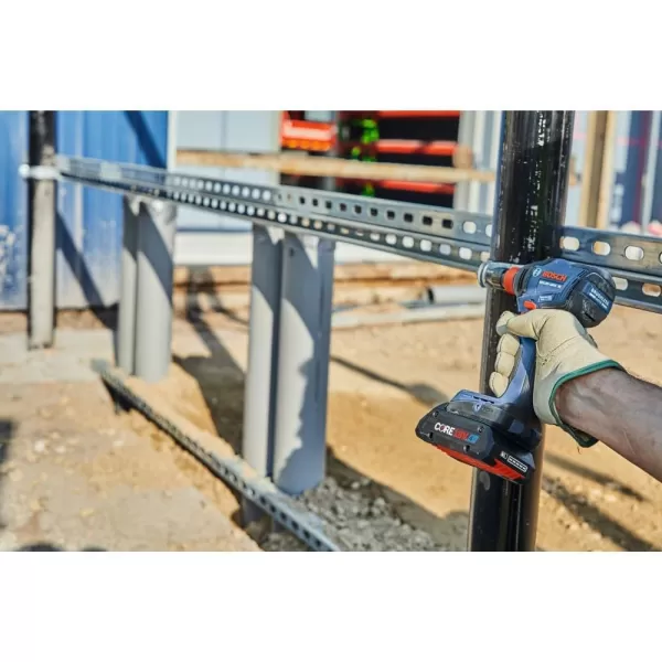 Bosch GDX18V-1860CB15-RT 18V Freak Brushless Lithium-Ion 1/4 in. and 1/2 in. Cordless Connected-Ready Impact Driver Kit  