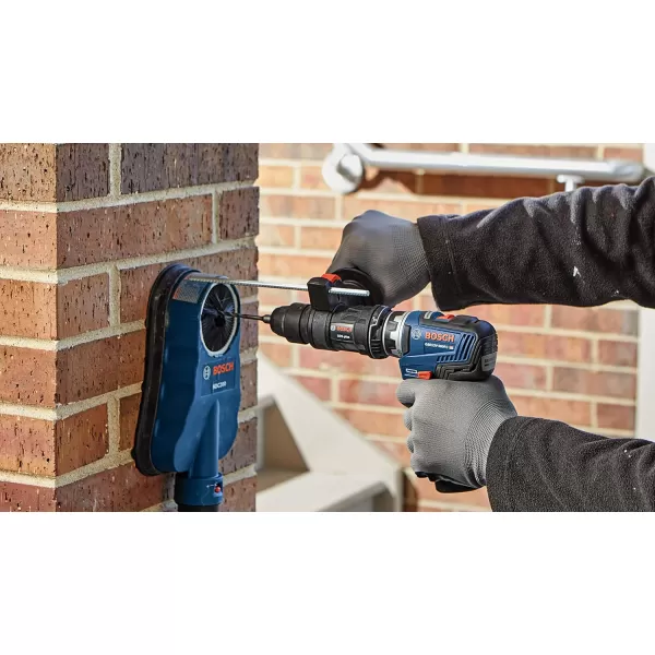 BOSCH GSR12V-300FCB22 12V Max EC Brushless Flexiclick 5-In-1 Drill/Driver System with  2.0 Ah Batteries and BOSCH GFA12-H SDS-plus® Rotary Hammer Attachment