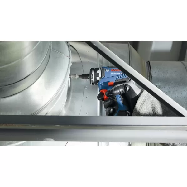 BOSCH GSR12V-300FCB22 12V Max EC Brushless Flexiclick 5-In-1 Drill/Driver System with  2.0 Ah Batteries and BOSCH GFA12-H SDS-plus® Rotary Hammer Attachment