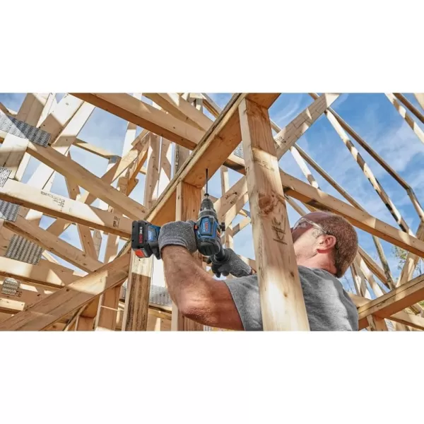 Bosch GSR18V-1330CB14-RT 18V PROFACTOR Brushless Lithium-Ion 1/2 in. Cordless Connected-Ready Drill Driver Kit  
