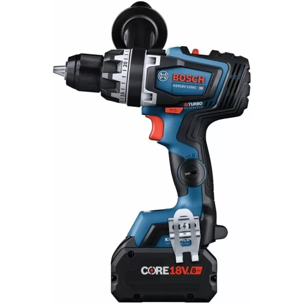 Bosch GSR18V-1330CB14-RT 18V PROFACTOR Brushless Lithium-Ion 1/2 in. Cordless Connected-Ready Drill Driver Kit  