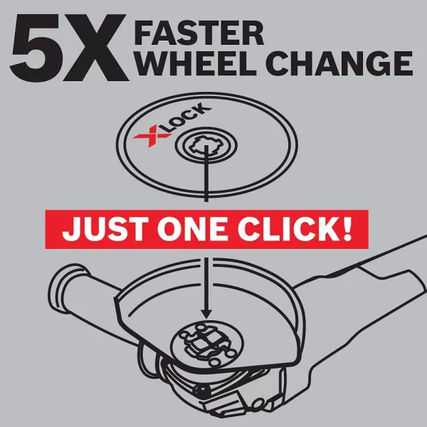BOSCH TCWX1AL600 6 In. x 1/16 In. X-LOCK Metal Cutting Abrasive Wheel 46 Grit Compatible with 7/8 In. Arbor Type 1A  for Applications in Aluminum Cutting