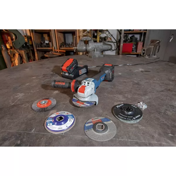BOSCH TCWX1AL600 6 In. x 1/16 In. X-LOCK Metal Cutting Abrasive Wheel 46 Grit Compatible with 7/8 In. Arbor Type 1A  for Applications in Aluminum Cutting