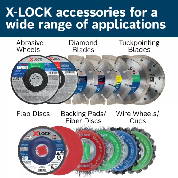 BOSCH TCWX1AL600 6 In. x 1/16 In. X-LOCK Metal Cutting Abrasive Wheel 46 Grit Compatible with 7/8 In. Arbor Type 1A  for Applications in Aluminum Cutting