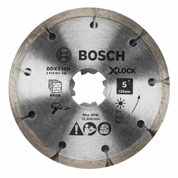 BOSCH DDX4510H 4-1/2 in. X-Lock Premium Sandwich Tuckpointing Blade Compatible with 7/8 in. Arbor for Application in Dry Tuckpointing