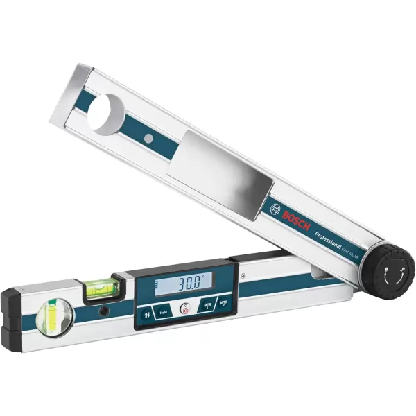 imageBOSCH GAM 220 MF 4in1 Digital Angle Finder Includes Leg Extension 4 AA Batteries ampamp Carrying Case