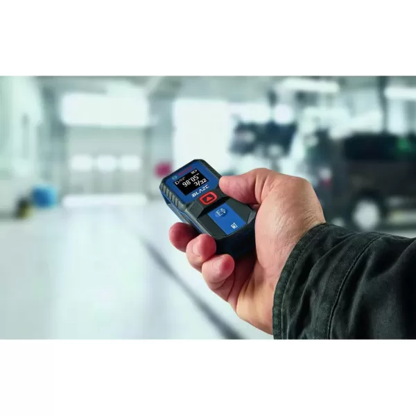 imageBOSCH GLM10023 100 Ft Blaze Laser Distance Measure Includes 2 AA Batteries100 FT