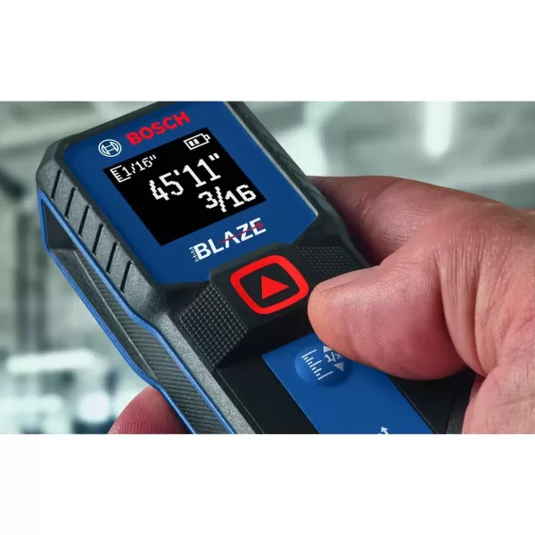 imageBOSCH GLM10023 100 Ft Blaze Laser Distance Measure Includes 2 AA Batteries100 FT
