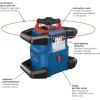imageBOSCH GRL400080CHVK REVOLVE 18V Connected SelfLeveling HorizontalVertical Rotary Laser Kit Includes CORE18V 4 Ah Battery ampamp Charger Tripod Grade Rod Receiver Carrying Case ampamp Accessories4000 ft Rotary Laser