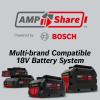 imageBOSCH GPB18V5CN 18V Jobsite Radio with Bluetooth 50 and Power Station