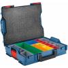 imageBOSCH  LBOXX1A Bosch  LBOXX1A 175 In x 14 In x 45 In Stackable Carrying Case with 13 pc Insert Set Blue