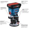 imageBOSCH GKF18V25PL14 18V Brushless Colt Palm Router Kit with 1 CORE18V 4 Ah Advanced Power Battery and Plunge Base