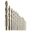 imageBOSCH CO14B 14Piece Assorted Set with Included Case  Cobalt M42 Metal Drill Bits with ThreeFlat Shank for Drilling Applications in Stainless Steel Cast Iron Titanium and LightGauge Metal14 pc Drill Bit Set