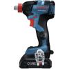 imageBOSCH GXL18V224B25 18V 2Tool Combo Kit with Connected 14 In and 12 In TwoInOne BitSocket Impact Driver and Brute Tough 12 In Hammer DrillDriver