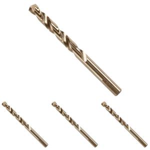 imageBOSCH CO14B 14Piece Assorted Set with Included Case  Cobalt M42 Metal Drill Bits with ThreeFlat Shank for Drilling Applications in Stainless Steel Cast Iron Titanium and LightGauge Metal716 In X 512 In Pack of 4