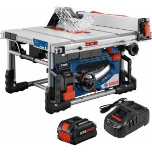 imageBOSCH GTS18V08N PROFACTOR 18V 814 In Portable Table Saw Bare Toolw 18V 8 Ah Battery