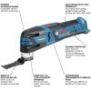 imageBOSCH GOP12V28N 12V Max EC Brushless Starlock Oscillating MultiTool Cordless Variable Speed with 1 114 In Plunge Blade Bare Tool