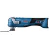 imageBOSCH GOP18V34N 18V Brushless StarlockPlus Oscillating MultiTool Bare Tool Cordless Variable Speed with 114 In BiMetal Plunge Cut Bladew 18V 2 Ah Battery