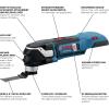 imageBOSCH GXL18V701B25 18V 7Tool Combo Kit with 2In1 BitSocket Impact Driver Hammer DrillDriver Recip Saw Circular Saw Oscillating Tool Angle Grinder LED Worklight ampamp 2 CORE18V 4 Ah Batteries